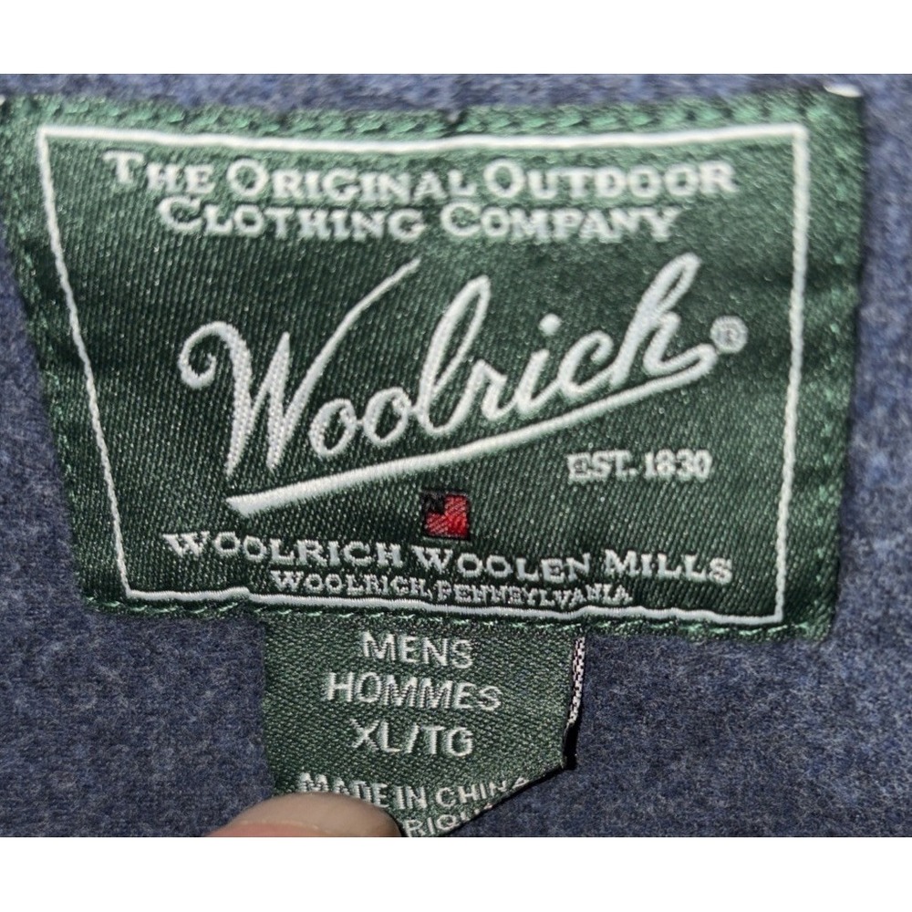 Woolrich Original Outdoor Clothing Company Grey Button Down Flannel Shirt XL - Picture 5 of 11